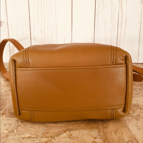 VTG Coach Inglish tan Crossbody Soho mini Flap Bag - Picture 5 of 7
